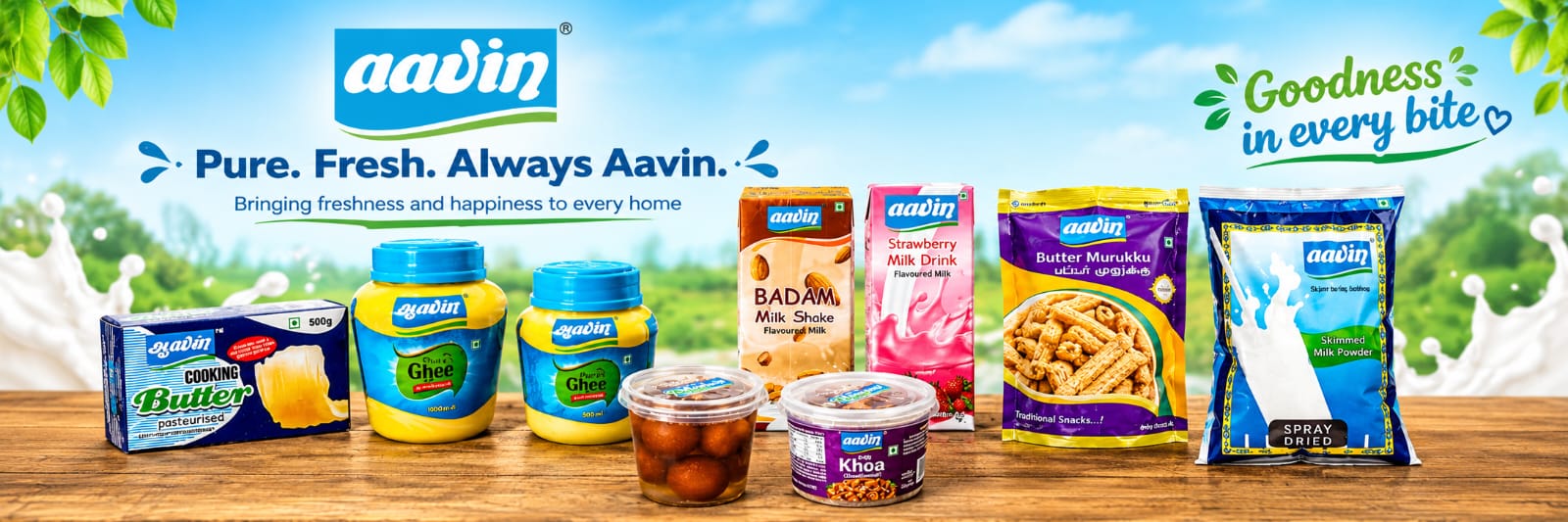 Grab Aavin Products with discounts 